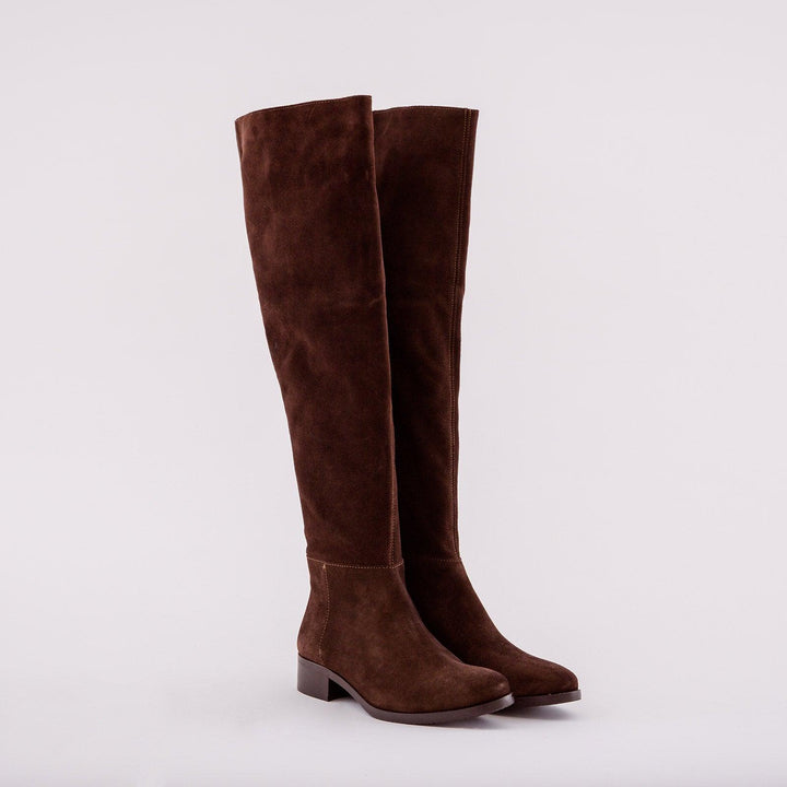 STIVALE ALTO IN PELLE 6884/43 T MORO ANDREA MORANDO 