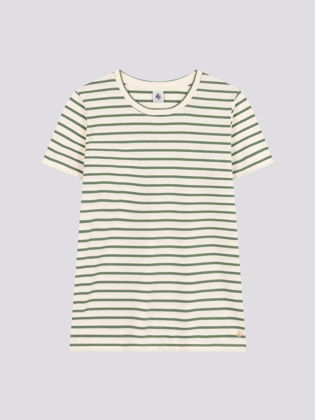 T-SHIRT LE DROIT GIROCOLLO IN COTONE DONNA A0A9P 05 PETIT BATEAU 