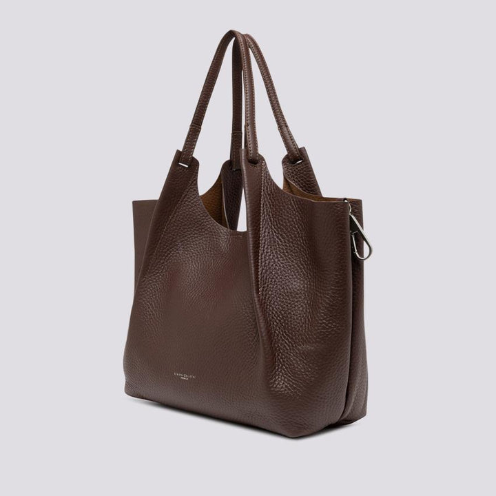 Borsa a spalla Dua in pelle martellata testa moro BS 9720/23AI RNGDBL 12573 GIANNI CHIARINI 