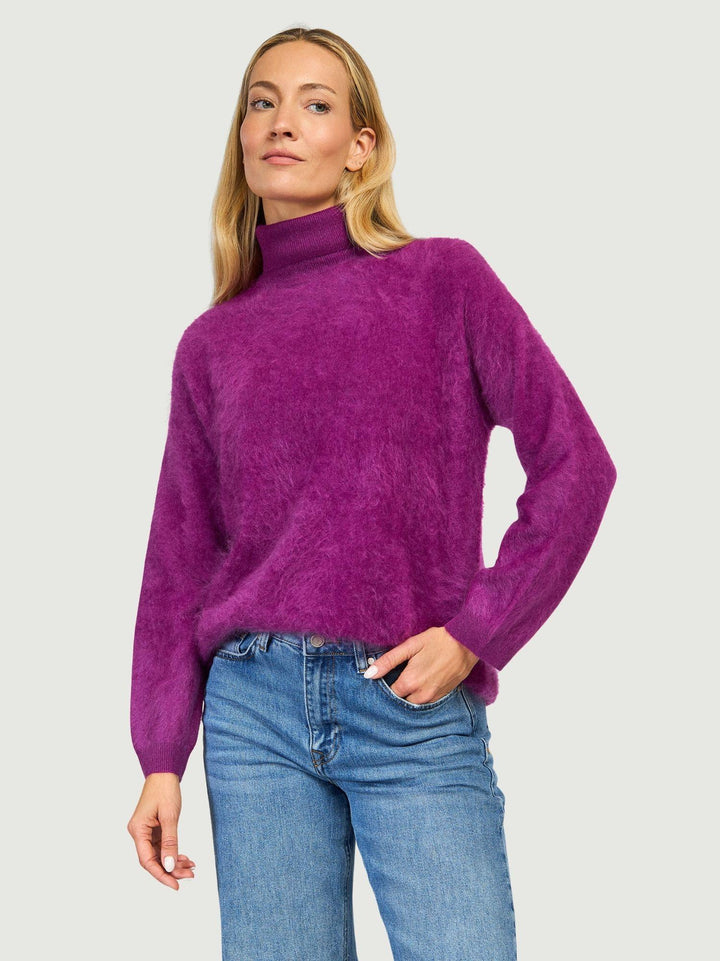 DOLCEVITA ADARE IN CASHMERE PRUGNA ADARE EGGPLANT ABSOLUT CASHMERE 
