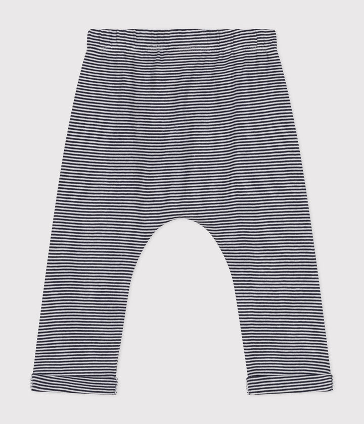 Pantaloni a righe con fiocco in cotone biologico A0BQ4 01 PETIT BATEAU 