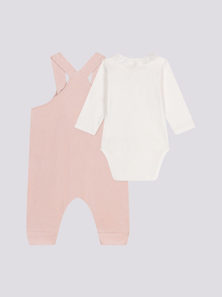 COMPLETO CON SALOPETTE IN VELLUTO BEBÈ A0AED 01 PETIT BATEAU 