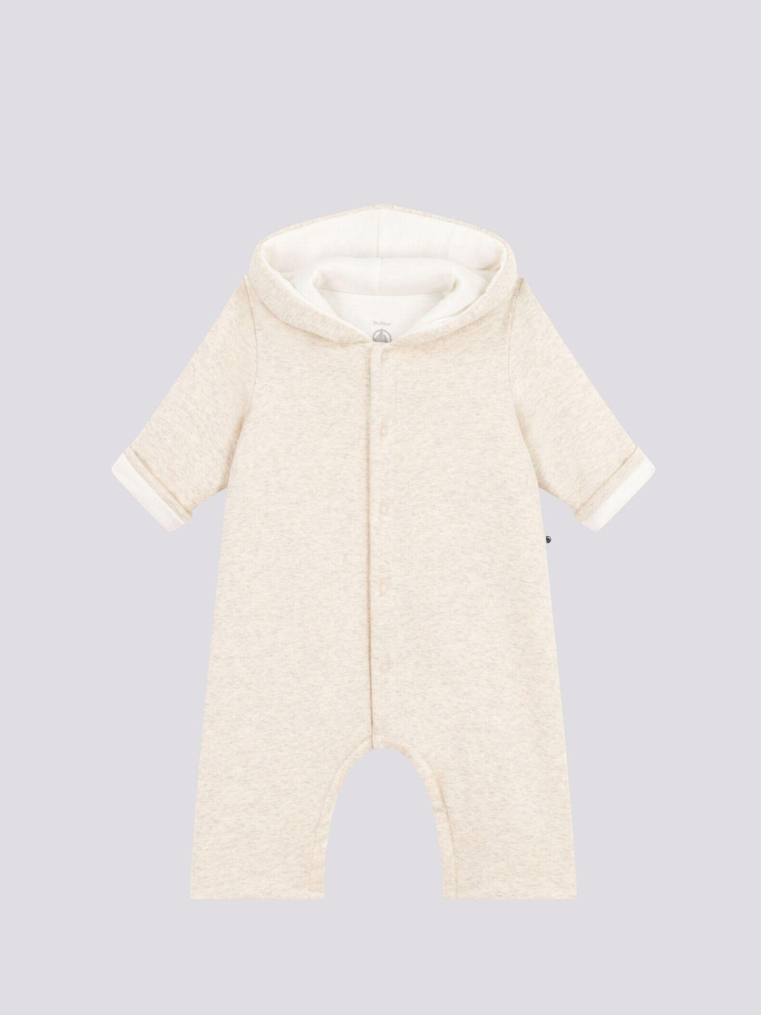 TUTINA IN OVATTINA CON CAPPUCCIO IN COTONE PER BEBÈ A0878 01 PETIT BATEAU 