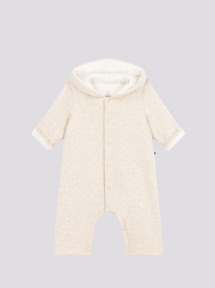 TUTINA IN OVATTINA CON CAPPUCCIO IN COTONE PER BEBÈ A0878 01 PETIT BATEAU 