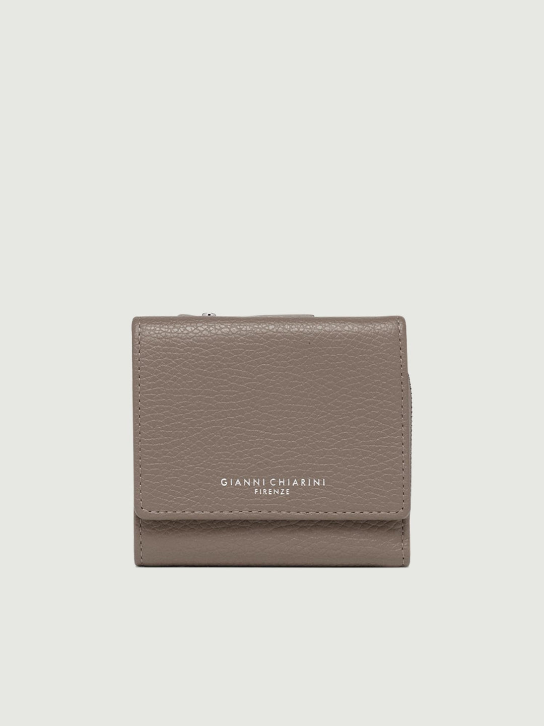 Mini portafoglio in pelle martellata beige 5080 GRN 2077 GIANNI CHIARINI 