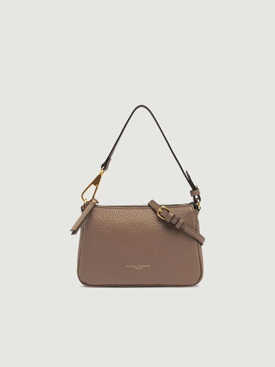 Borsa a spalla Brooke in pelle tortora 8750 TKL 2077 GIANNI CHIARINI 