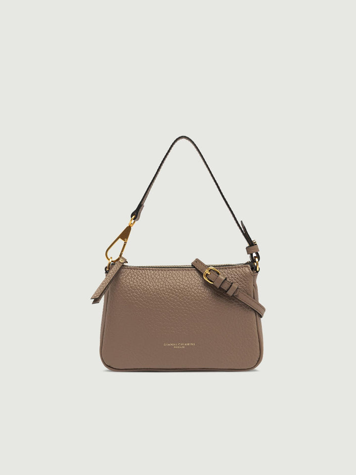 Borsa a spalla Brooke in pelle tortora 8750 TKL 2077 GIANNI CHIARINI 