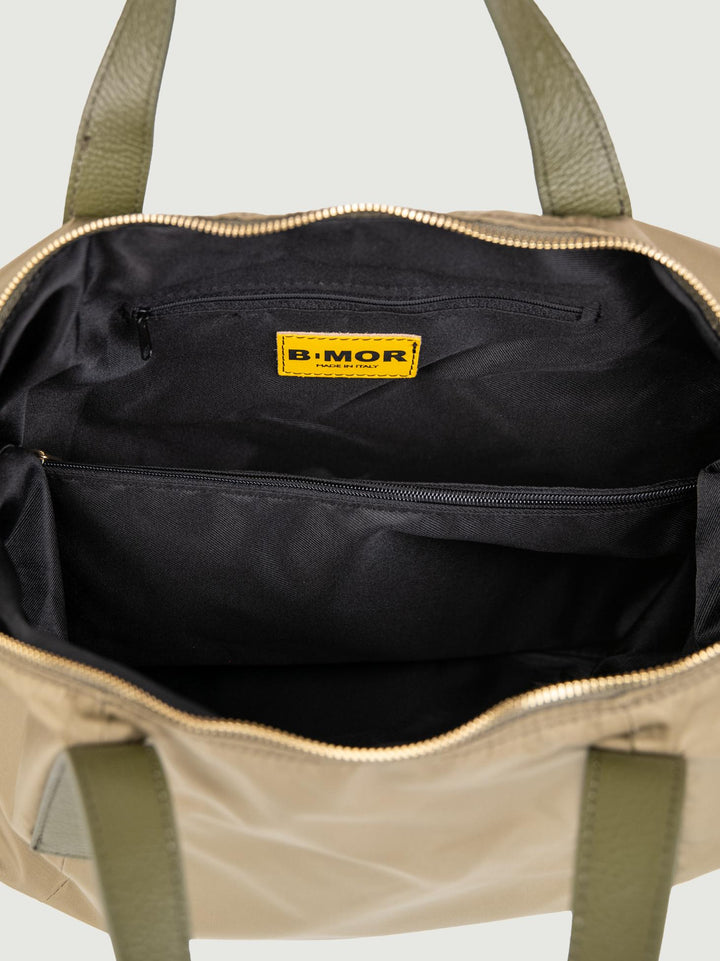 BORSA IN NYLON VERDE MILITARE CARRY CARRY VERDE MILITARE BIMOR 