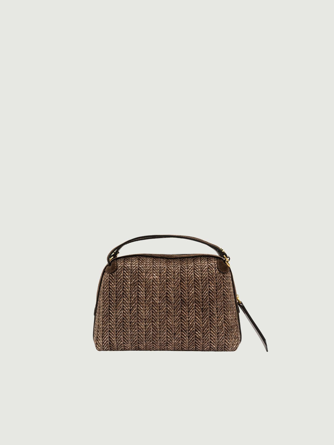 Borsa Alifa in paglia choco BS 8788/COMM PGLSPG 13840 GIANNI CHIARINI 