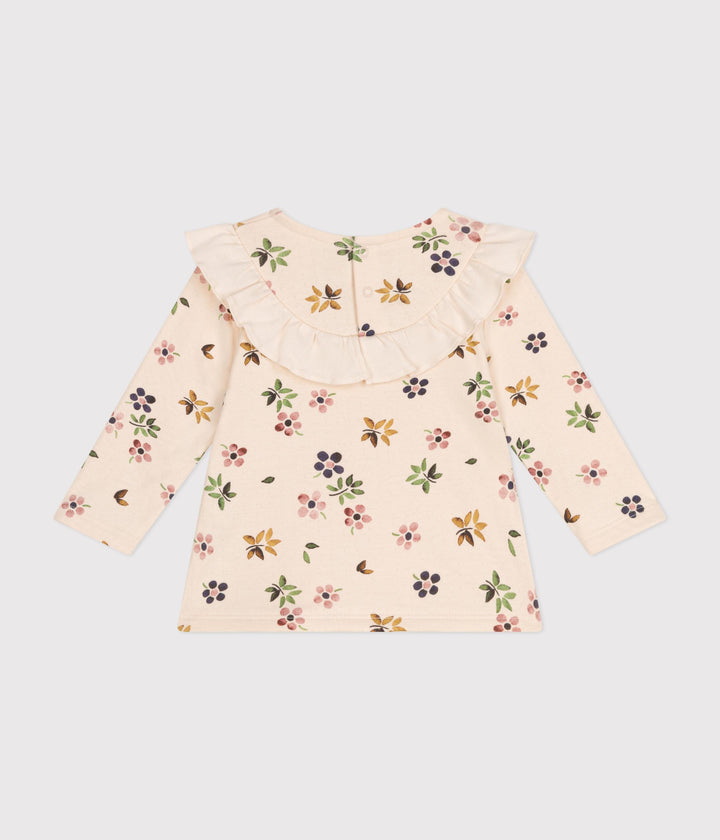 Blusa in tubique a fiori