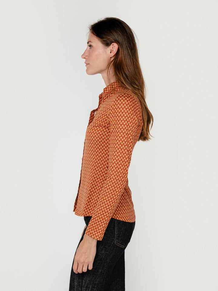 CAMICIA MULTICOLOR RUGGINE 555LANI113 75 ANDREA MORANDO 