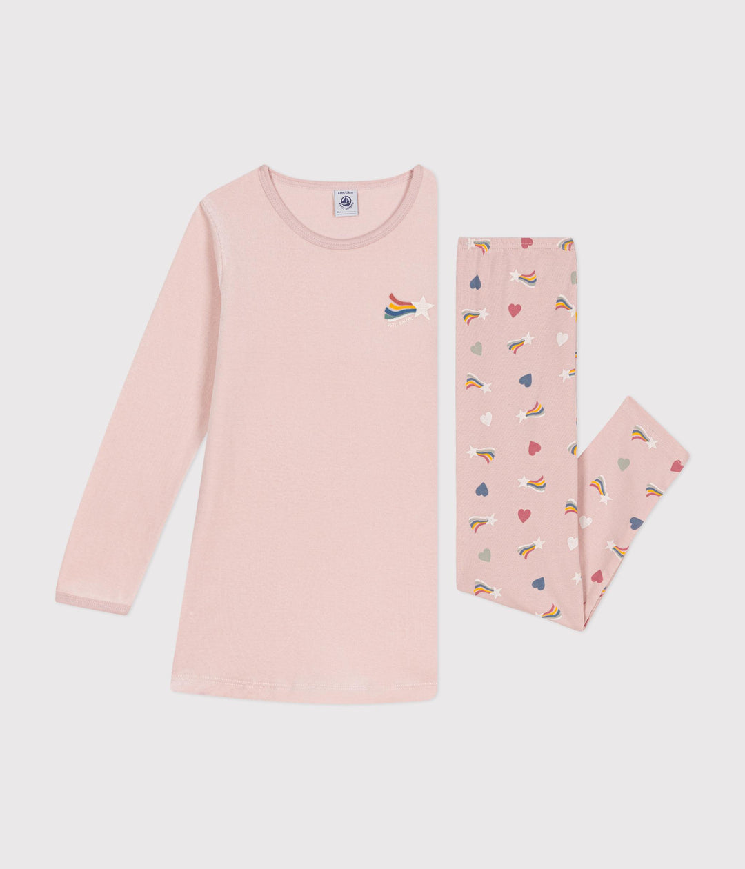 Camicia da notte e leggings stelle cadenti A0B7L 02 PETIT BATEAU 
