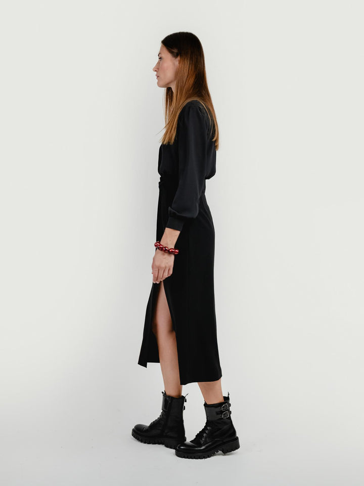 ABITO CAMICIA NERO 4492 036 ANDREA MORANDO 