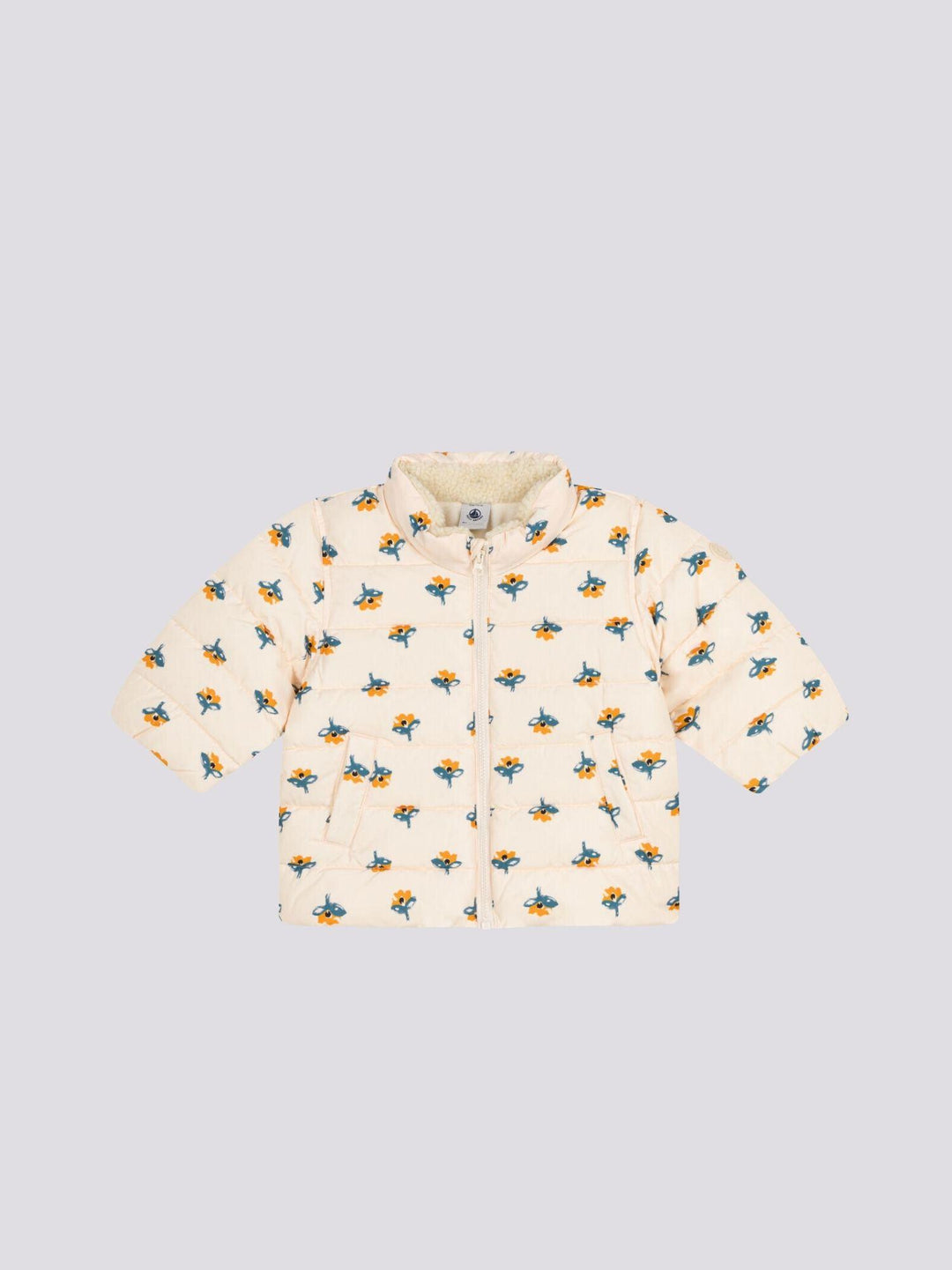 PIUMINO CON STAMPA E CAPPUCCIO RIPIEGABILE A08AU 01 PETIT BATEAU 