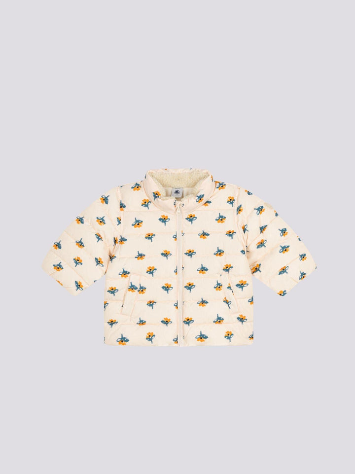 PIUMINO CON STAMPA E CAPPUCCIO RIPIEGABILE A08AU 01 PETIT BATEAU 