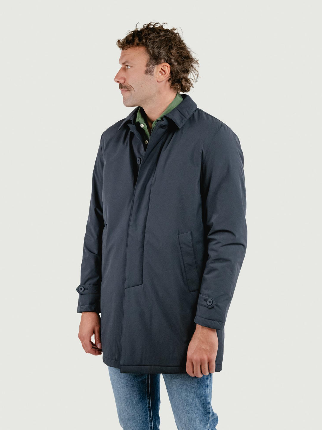 SPOLVERINO 100 GR BLU BU26W01JKCOAT 201 ANDREA MORANDO 