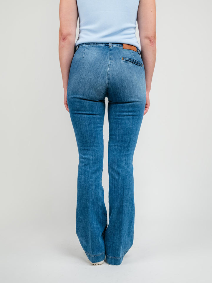 JEANS A ZAMPA LAVAGGIO CHIARO 80137BOMY DENIM ANDREA MORANDO 