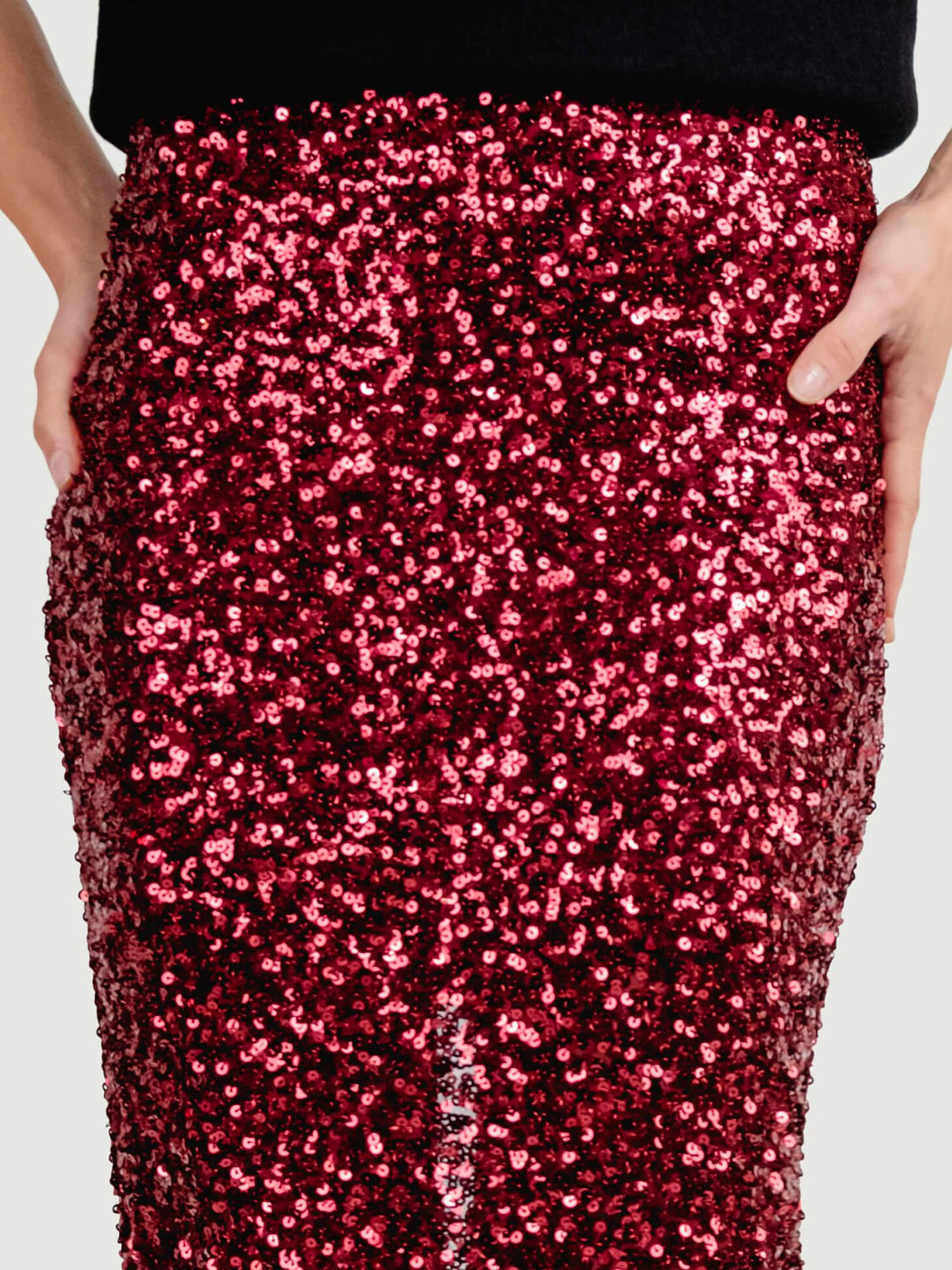 LONGUETTE CON PAILLETTES RUBINO G247132/03651 1499 ANDREA MORANDO 