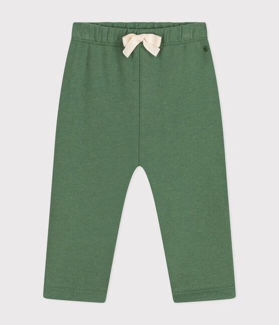 Pantaloni verde in tessuto felpato A0BQ0 05 PETIT BATEAU 
