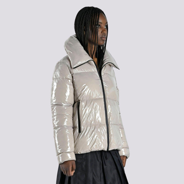 Piumino impermeabile lucido beige AMHERST REGGOA CANADIAN 