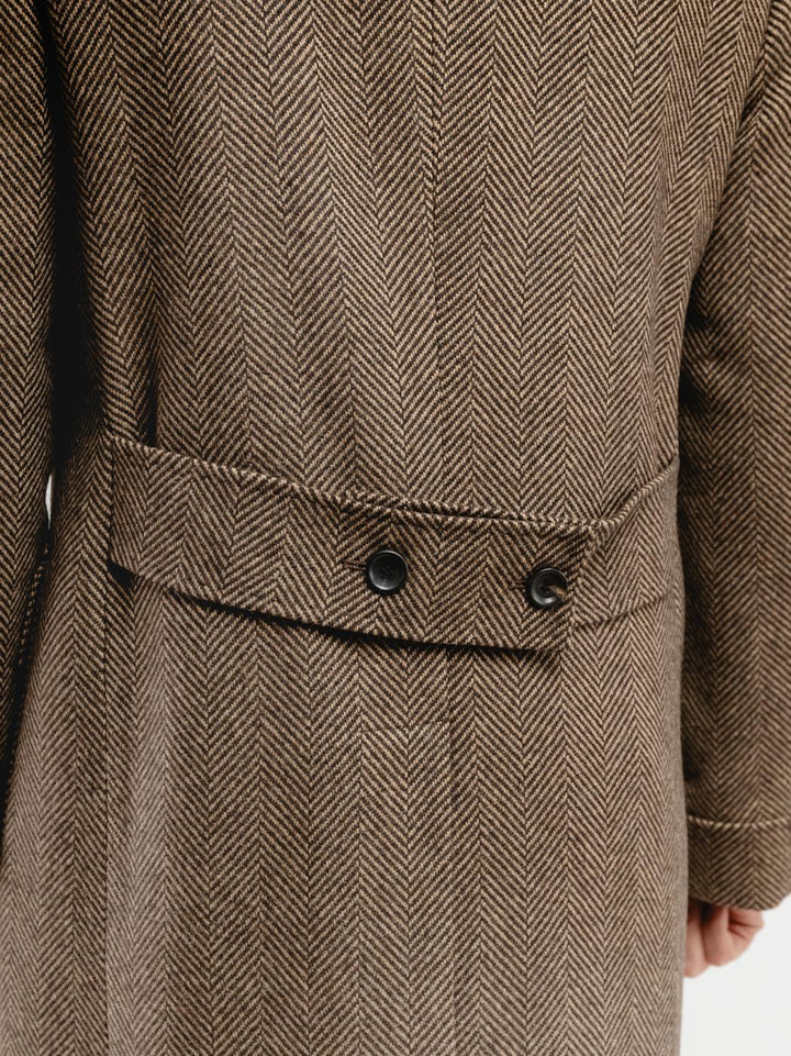 CAPPOTTO DOPPIOPETTO SPIGATO TESTA MORO K011 434 ANDREA MORANDO 