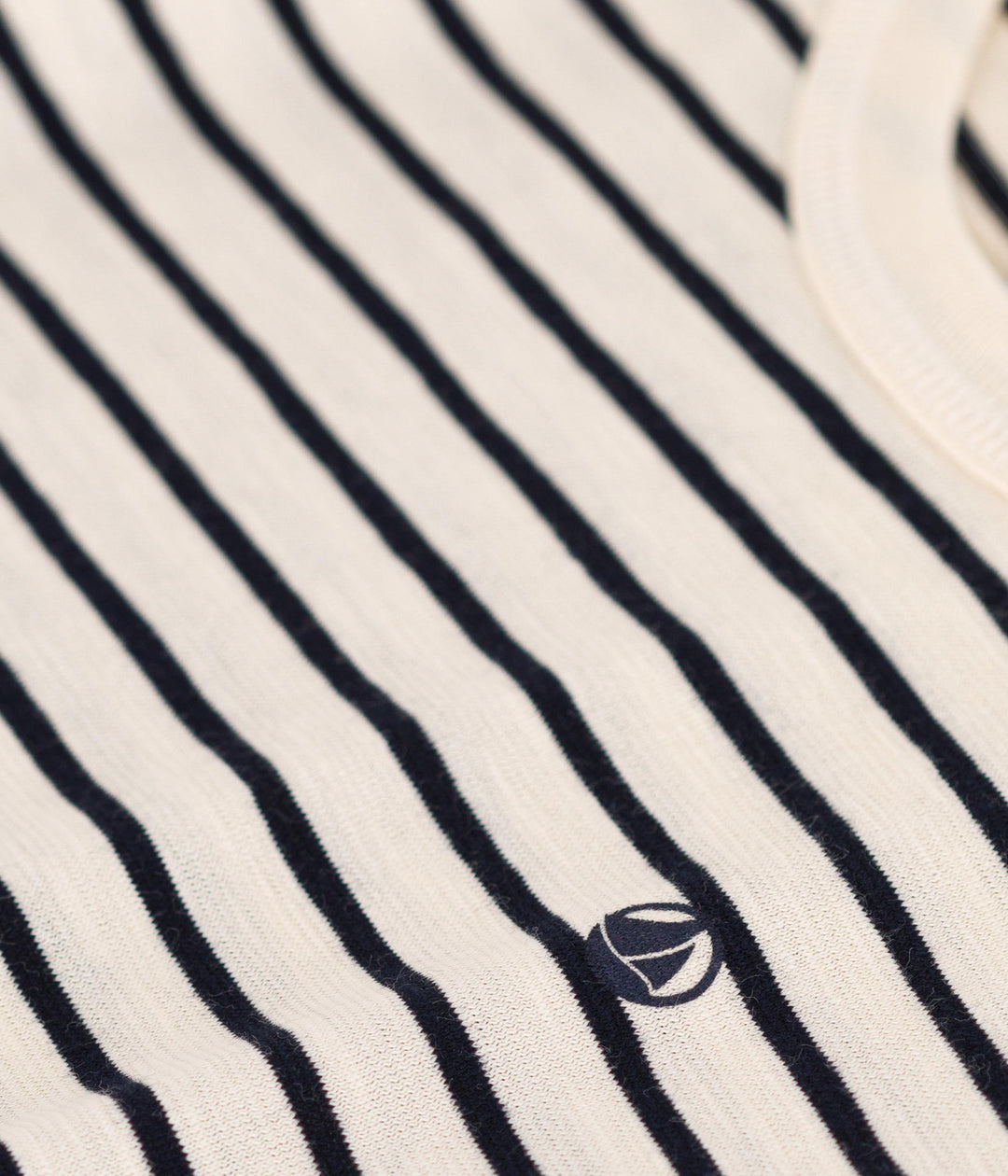 T-SHIRT RIGATA IN JERSEY FIAMMATO BAMBINO A0A22 01 PETIT BATEAU 