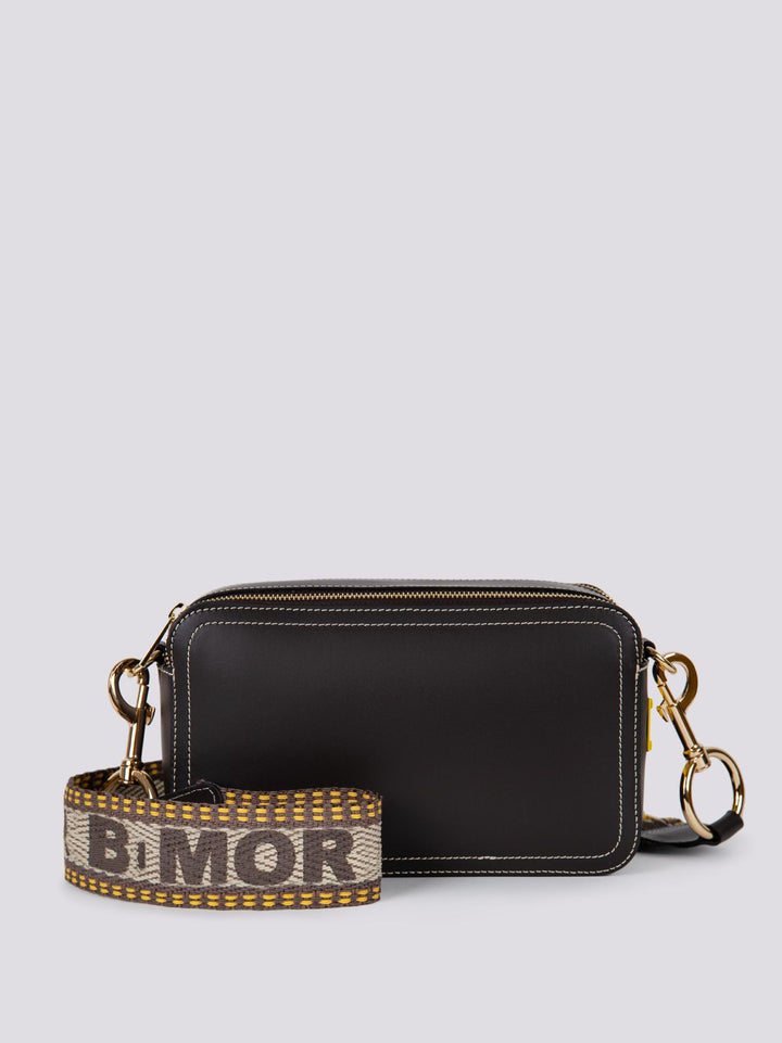 BORSA A TRACOLLA MAXI YOURS IN PELLE testa moro MAXI YOURS T MORO BIMOR 