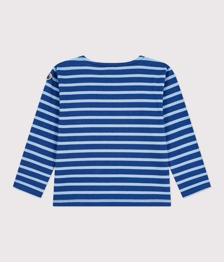 Marinière blu e azzurro A0FR6 01 PETIT BATEAU 