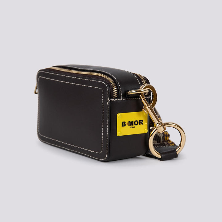 BORSA A TRACOLLA YOURS IN PELLE MARRONE YOURS T MORO BIMOR 