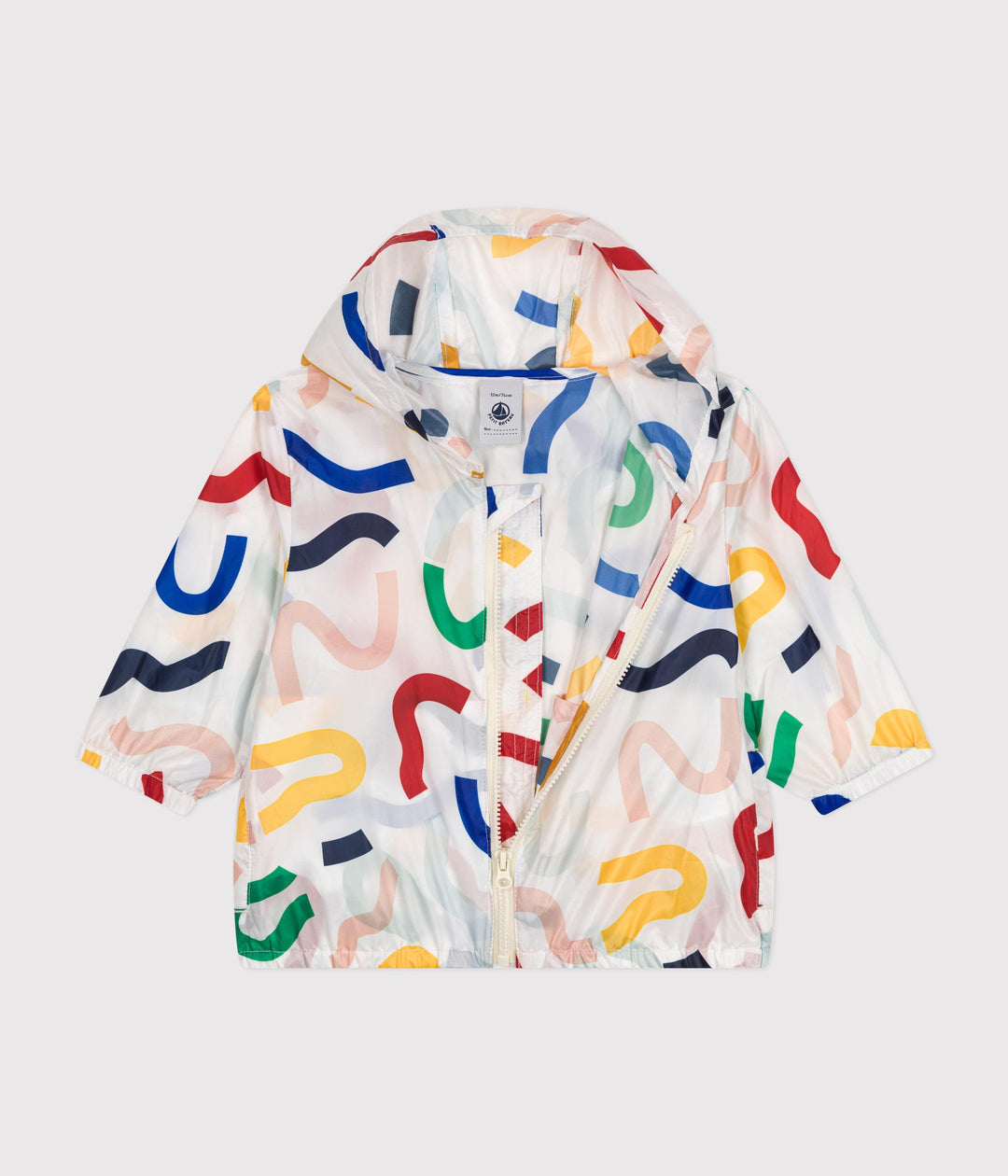 GIACCA A VENTO BEBÈ ANTI-UV IN POLIESTERE RICICLATO A09JG 10 PETIT BATEAU 