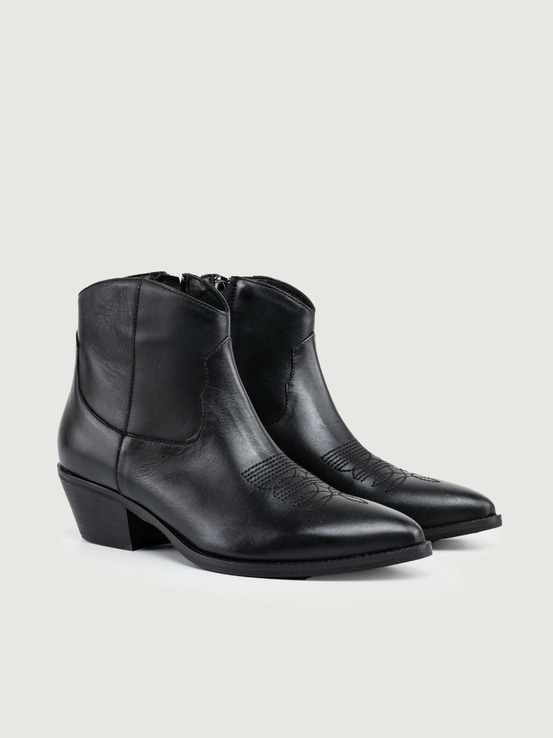 TEXANO IN PELLE  NERO 1914 CRUST-NERO ANDREA MORANDO 