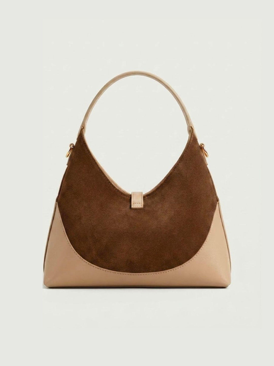 Borsa a spalla Elly in pelle scamosciata testa di moro ELLY TMORO BIMOR 
