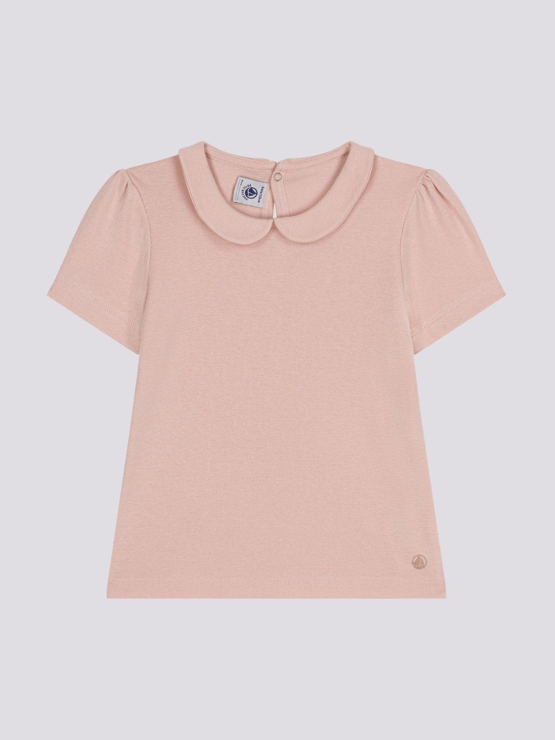 T-SHIRT A MANICHE CORTE BAMBINA A0AMZ 02 PETIT BATEAU 