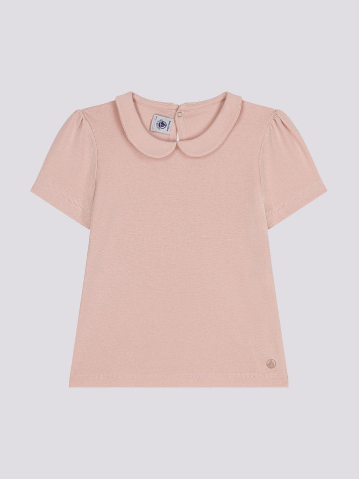 T-SHIRT A MANICHE CORTE BAMBINA A0AMZ 02 PETIT BATEAU 