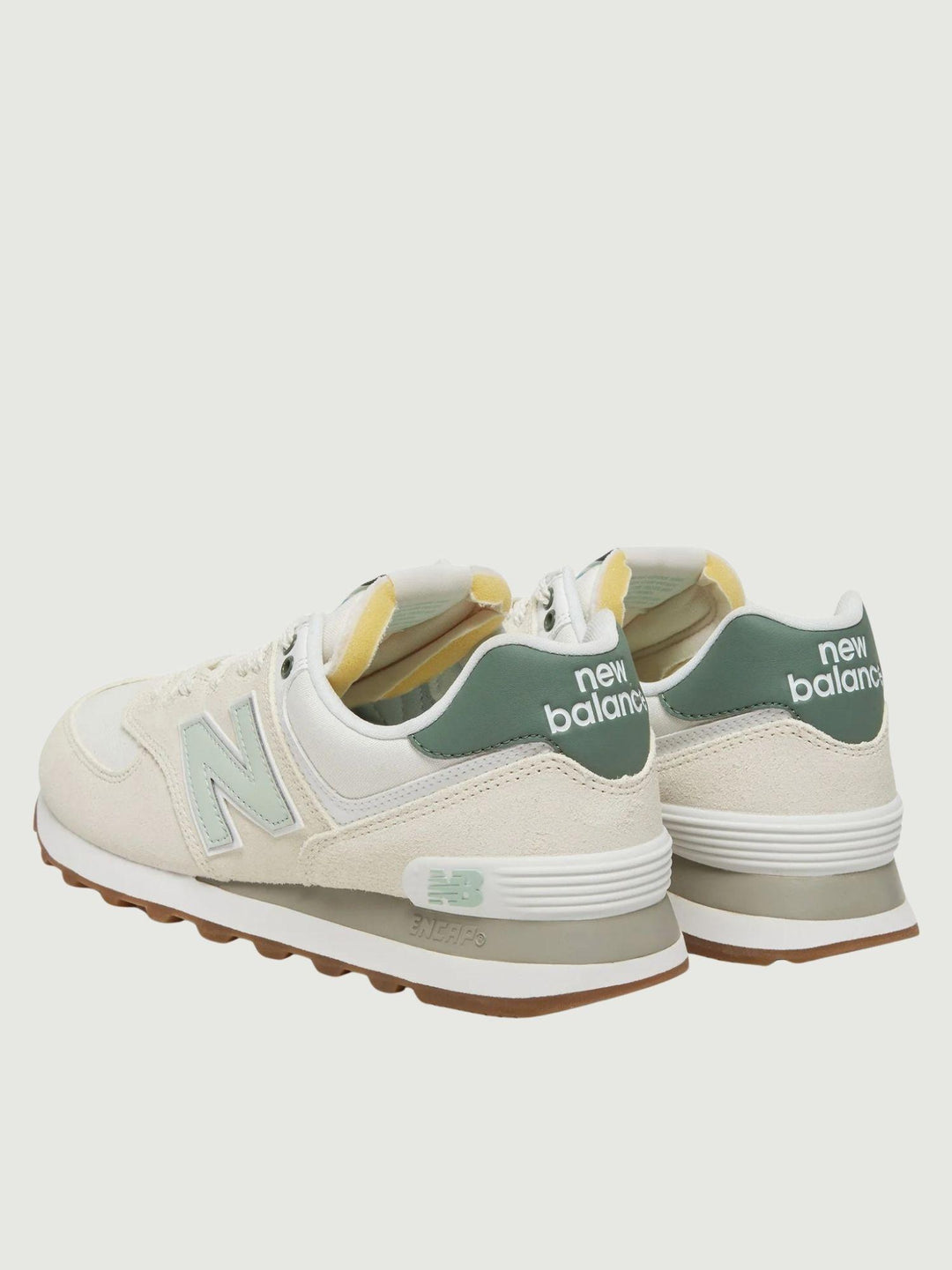 Sneaker 574 con inserti in verde WL574CGR B NEW BALANCE 