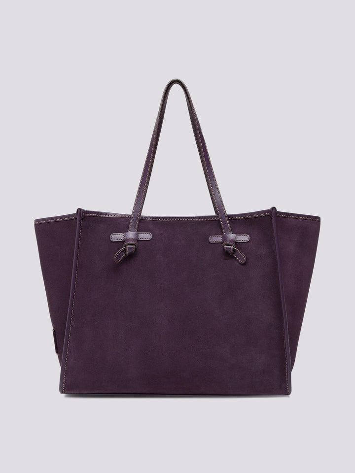 Shopping Marcella in suede prugna BS 9750/23AI CM-PL 330 GIANNI CHIARINI 