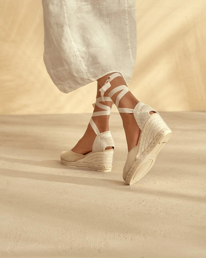 ESPADRILLAS BASSE SCAMOSCIATE CHAMPAGNE M 1.1 WL CHAMPAGNE MANEBI 
