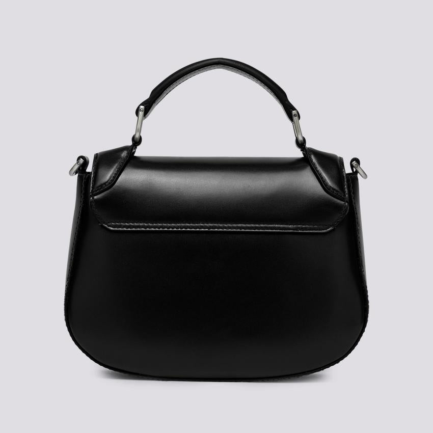 BORSA Grace in PELLE spazzolata nera BS 10410 CALF-NA 001 GIANNI CHIARINI 