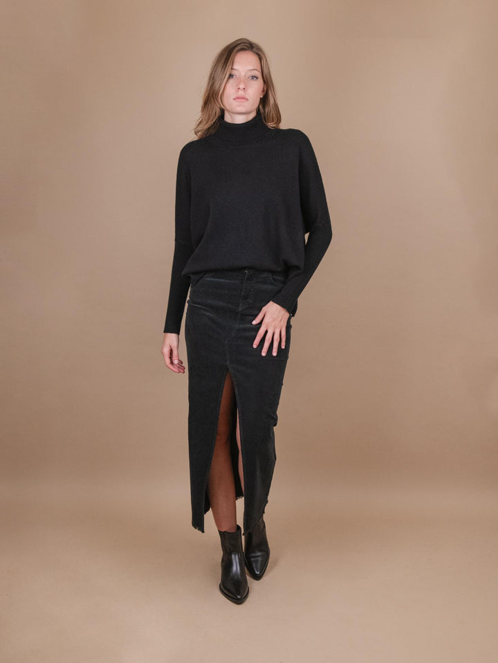 DOLCEVITA OVER IN CASHMERE ECO-FRIENDLY NERO CLARA NERO ABSOLUT CASHMERE 