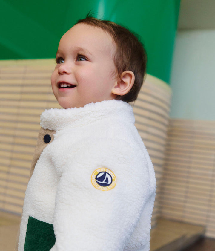 GIACCA SHERPA CON BOTTONI A0DUG 01 PETIT BATEAU 