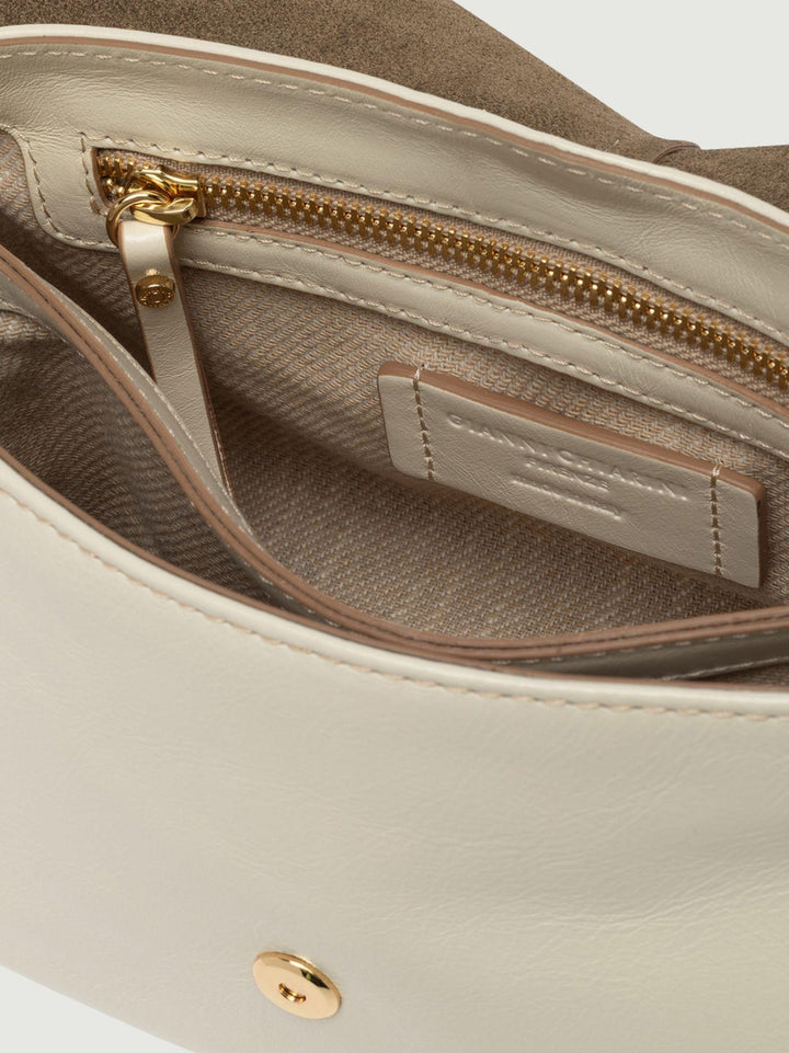 Borsa Diva in pelle talco BS 11940 RALPH 0611 GIANNI CHIARINI 