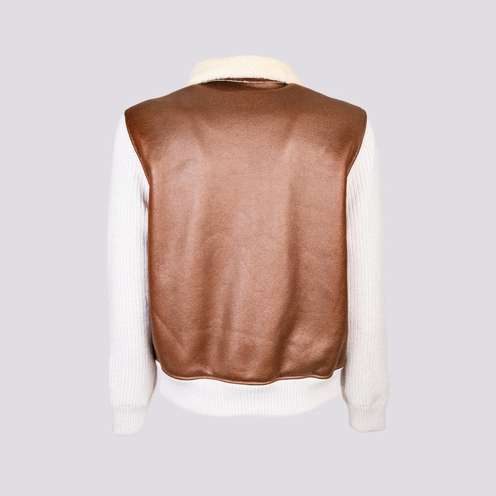 BOMBER IN LANA VERGINE E ALCANTARA 13141 400 ANDREA MORANDO 