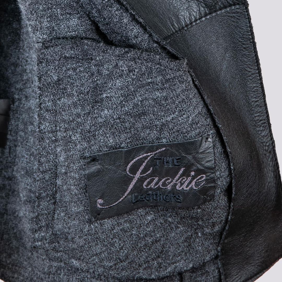 CHIODO IN PELLE  SFODERATO MARRONE IRIS 901 JACK LEATHER 