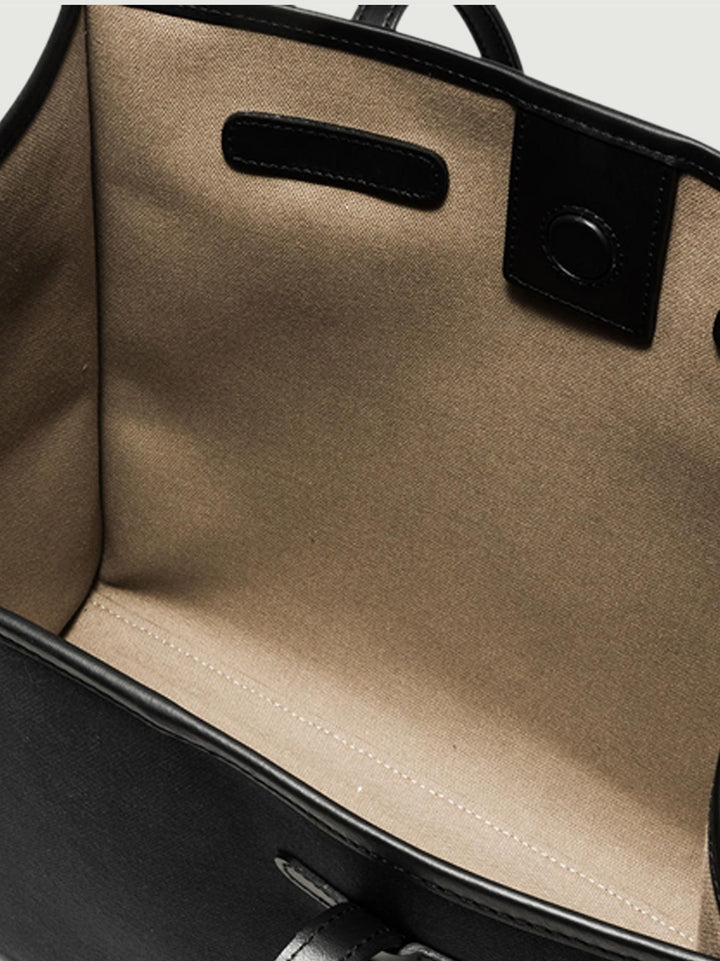 Shopping Marcella in tessuto nero corda 6850 CNV-SE 4250 GIANNI CHIARINI 