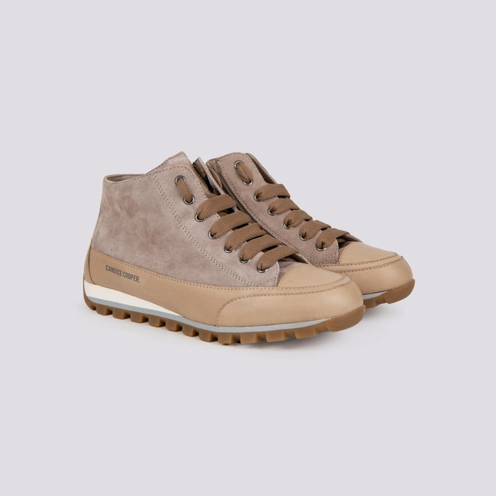 Sneaker JANIS MID in camoscio tortora 2017967 011E54 CANDICE COOPER 