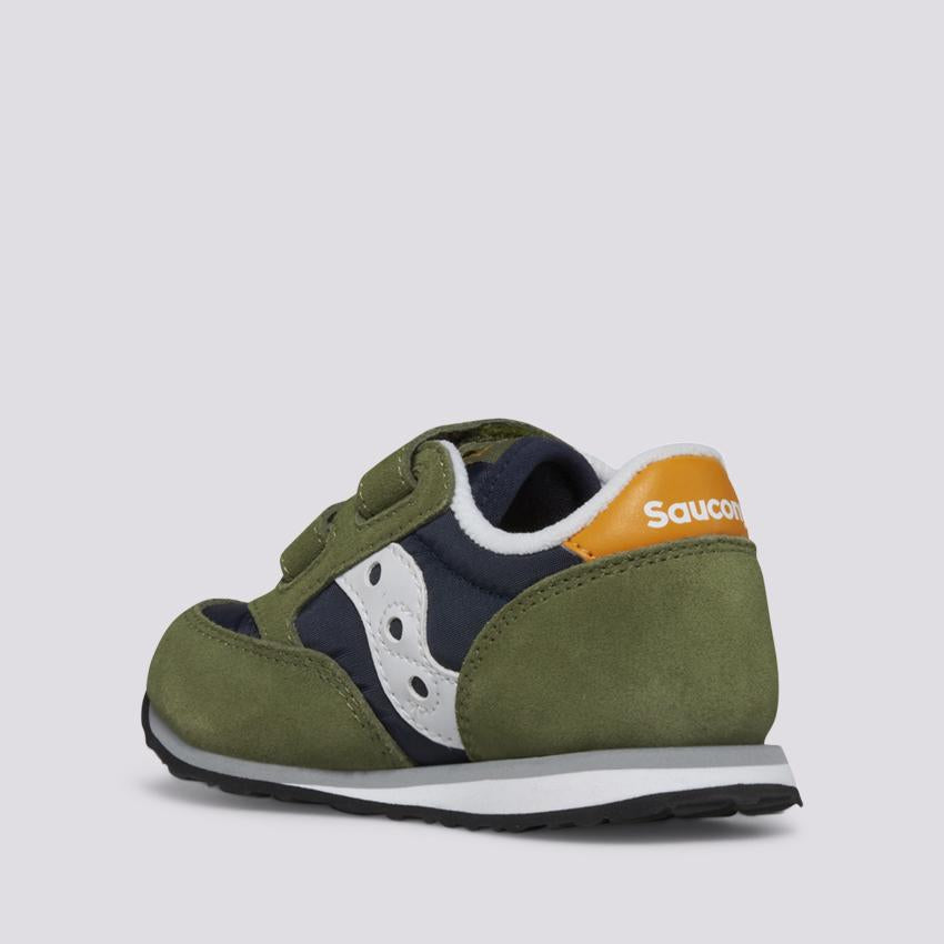 JAZZ ORIGINAL SAUCONY Olive/Navy/Gold BEBÈ 267 333 SAUCONY 