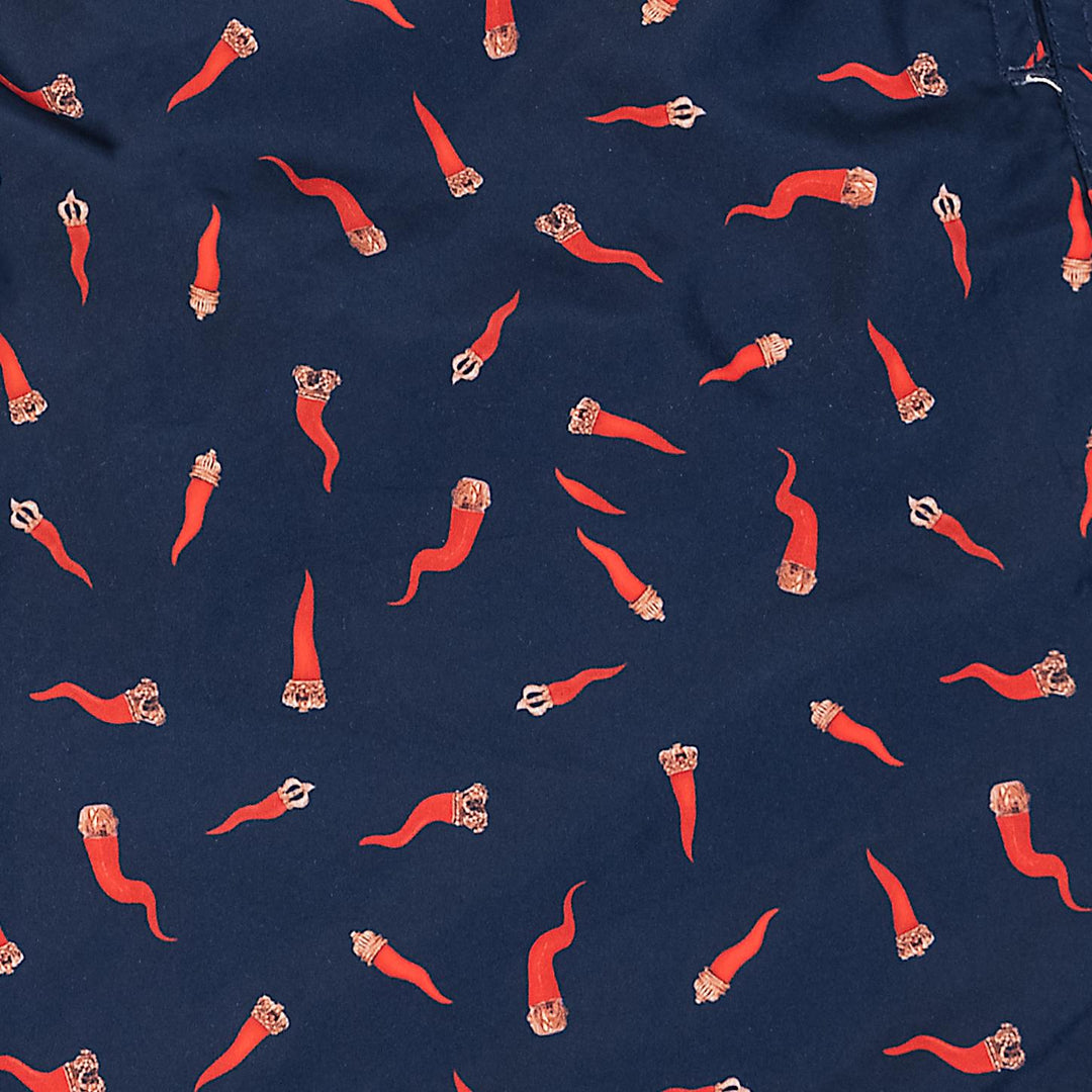 COSTUME BLU NAVY DESIGN PEPERONCINO