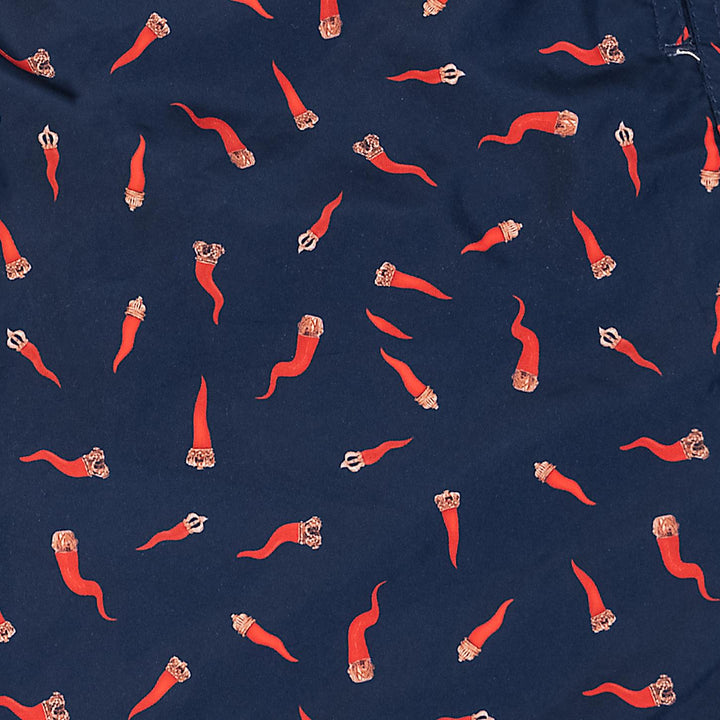 COSTUME BLU NAVY DESIGN PEPERONCINO