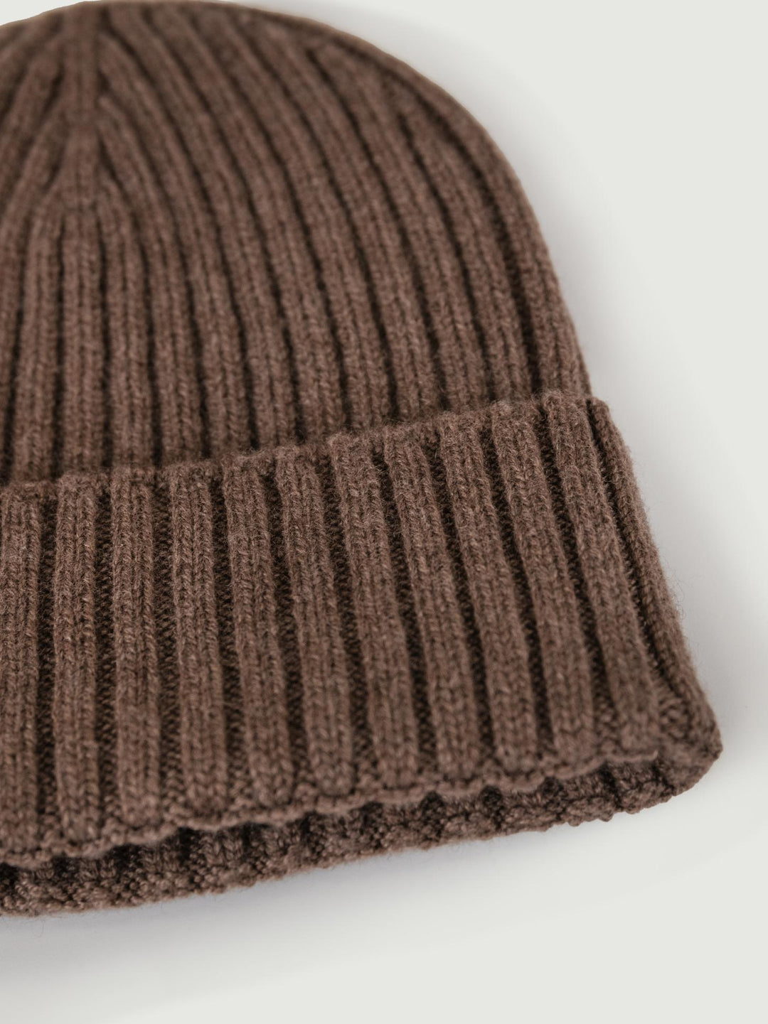BERRETTO IN CASHMERE A COSTE MARRONE 168 LEGNO ANDREA MORANDO 