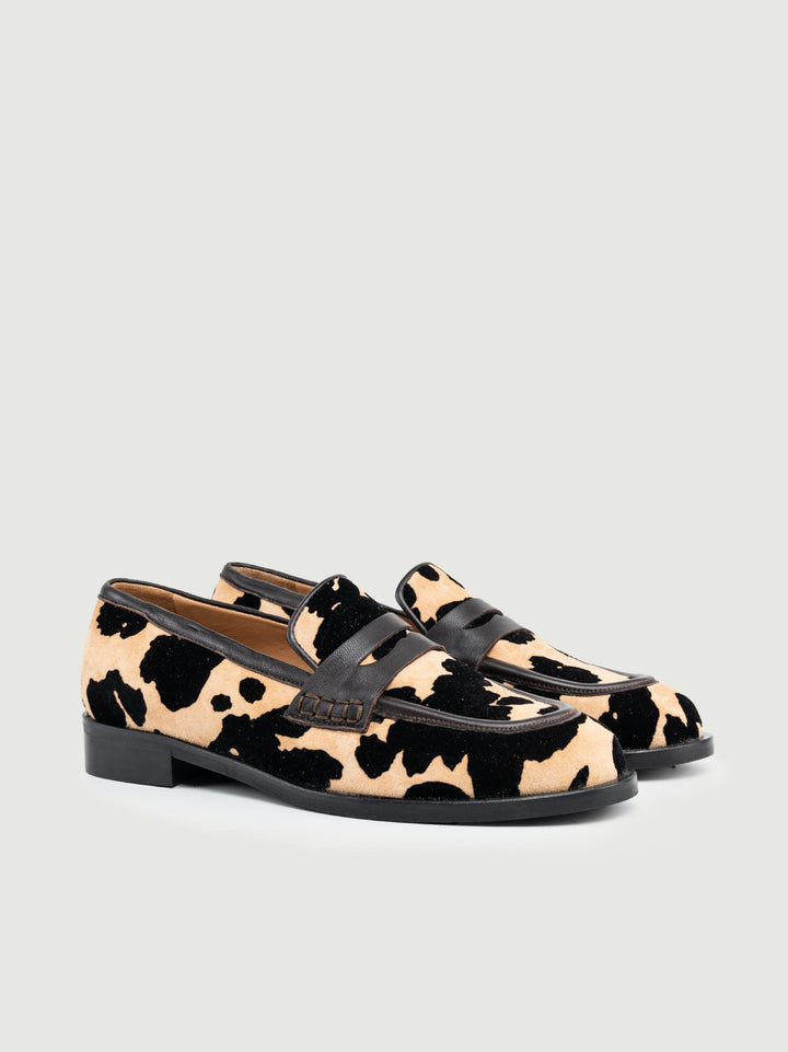 MOCASSINO PENNY COW PRINT P1202 T MORO ANDREA MORANDO 